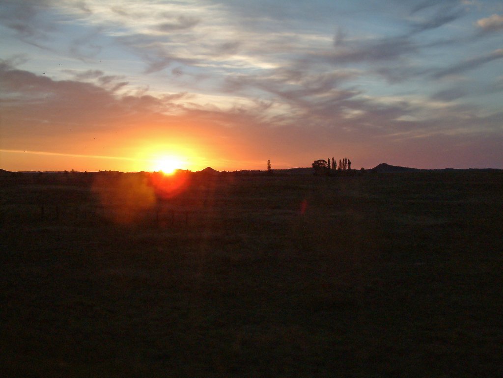 03-Sunset in the Grote Karoo near Springfontein.jpg - Sunset in the Grote Karoo near Springfontein